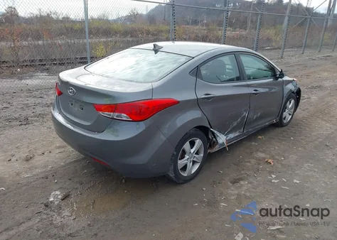2012 Hyundai Elantra Gls из США, поврежденный, VIN 5NPDH4AE0CH114888